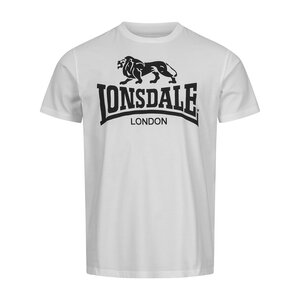 Lonsdale Lonsdale T-Shirt 'Logo' (Wit/Zwart) Lonsdale Lonsdale T-Shirt 'Logo' (Wit/Zwart)