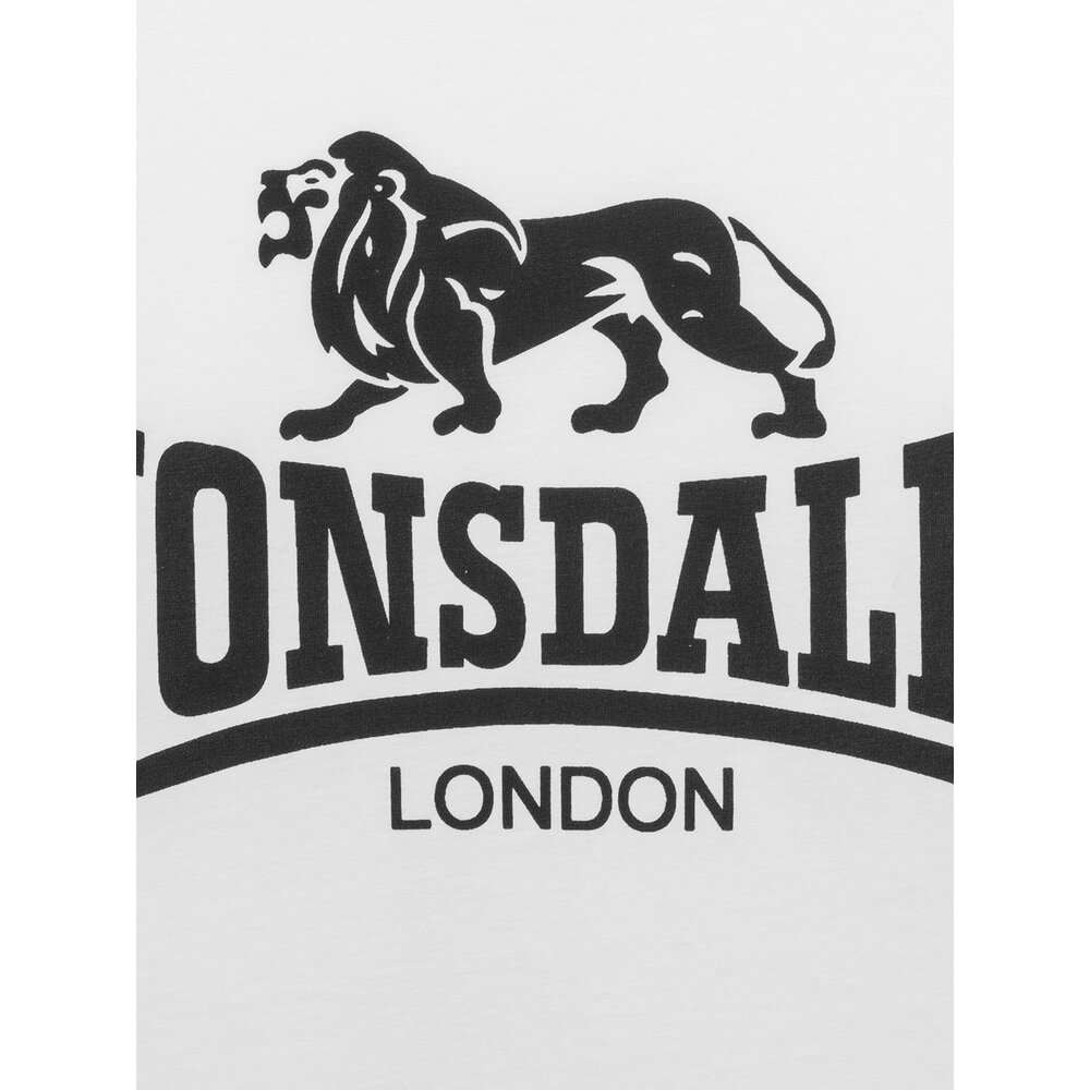 Lonsdale Lonsdale T-Shirt 'Logo' (Weiß/Schwarz) Lonsdale Lonsdale T-Shirt 'Logo' (Weiß/Schwarz)