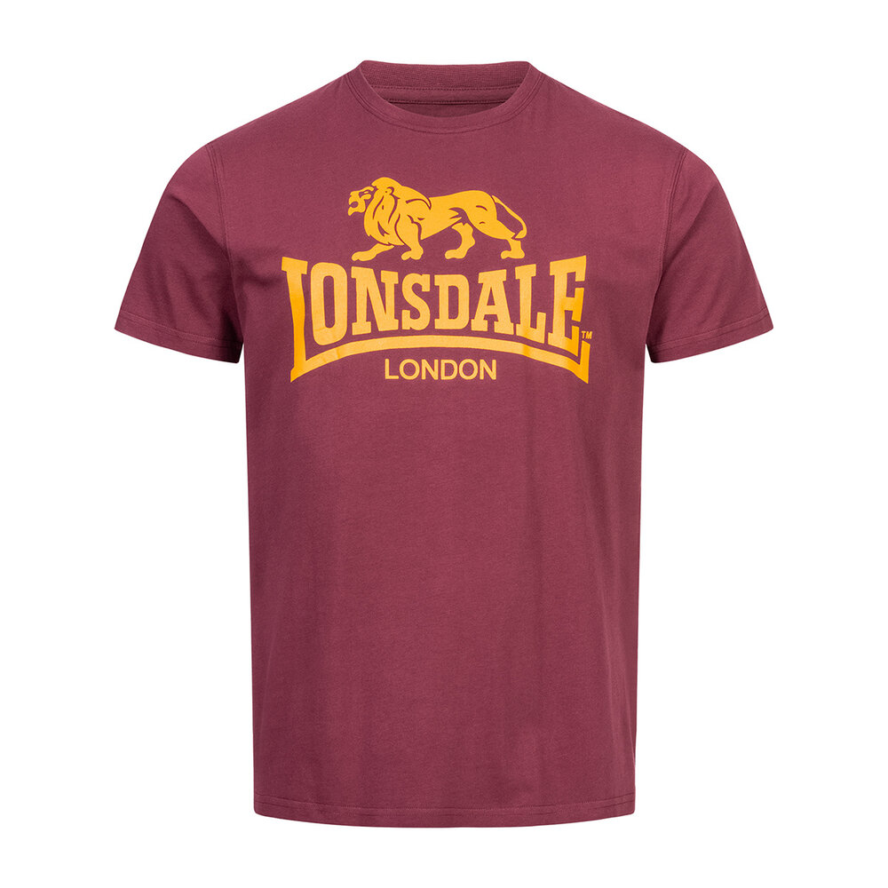 Lonsdale Lonsdale T-Shirt 'Logo' (Vintage Oxblood)