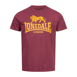 Lonsdale Lonsdale T-Shirt 'Logo' (Vintage Oxblood)