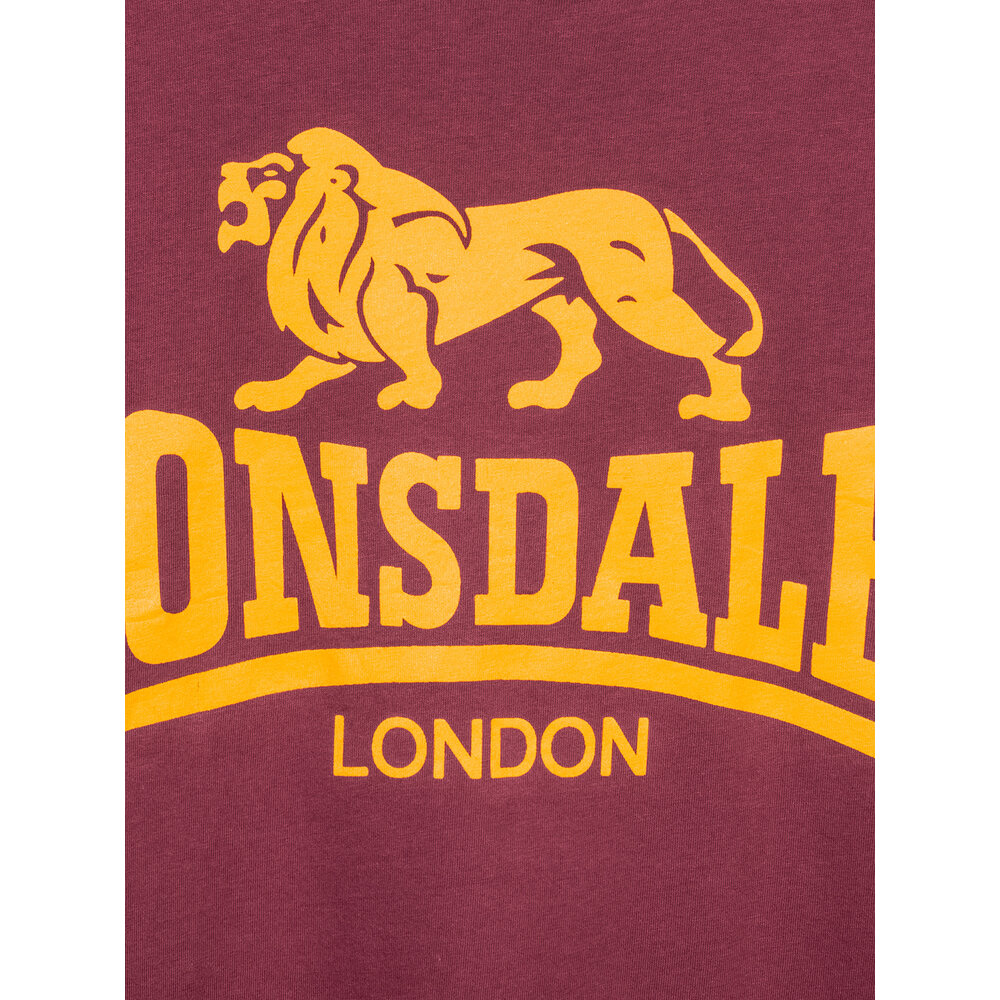 Lonsdale Lonsdale T-Shirt 'Logo' (Vintage Oxblood)