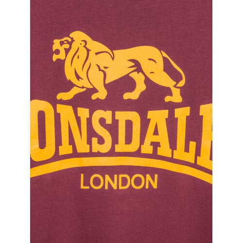 Lonsdale Lonsdale T-Shirt 'Logo' (Vintage Oxblood)