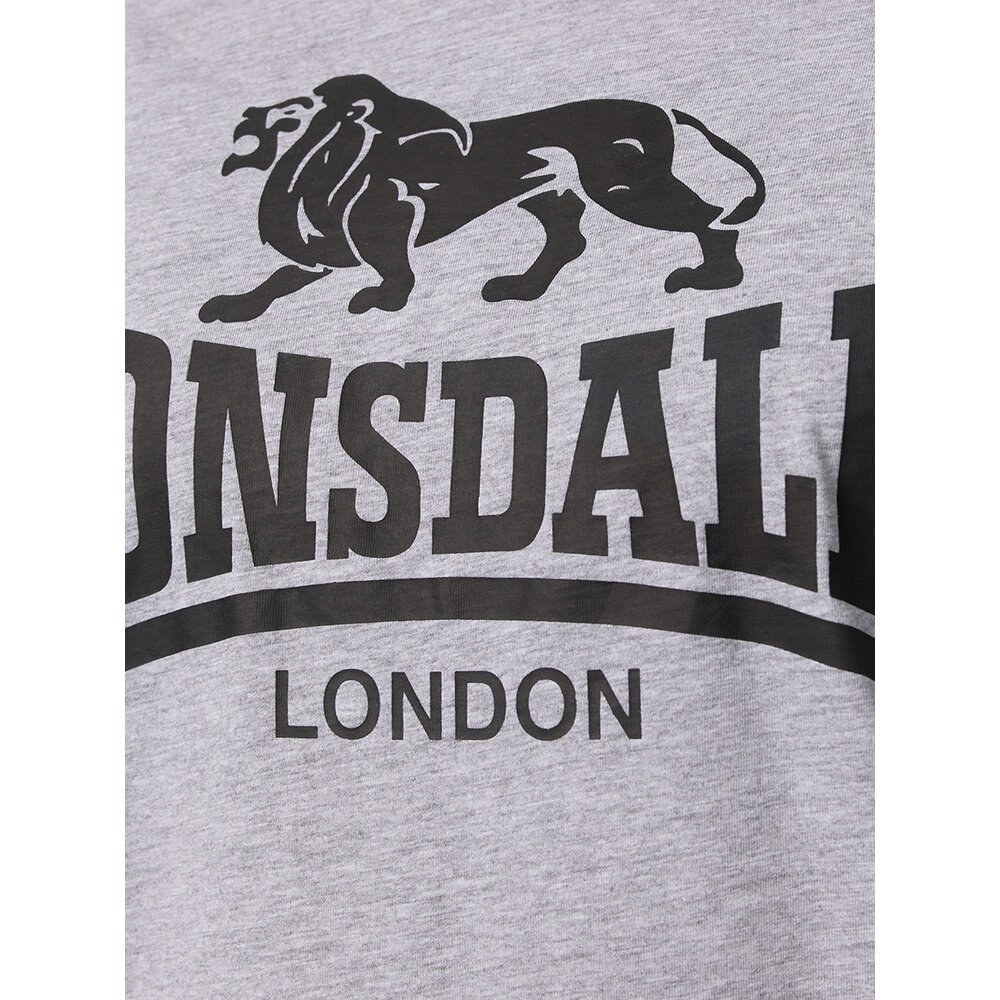 Lonsdale Lonsdale T-Shirt 'Logo' (Marl Grey)