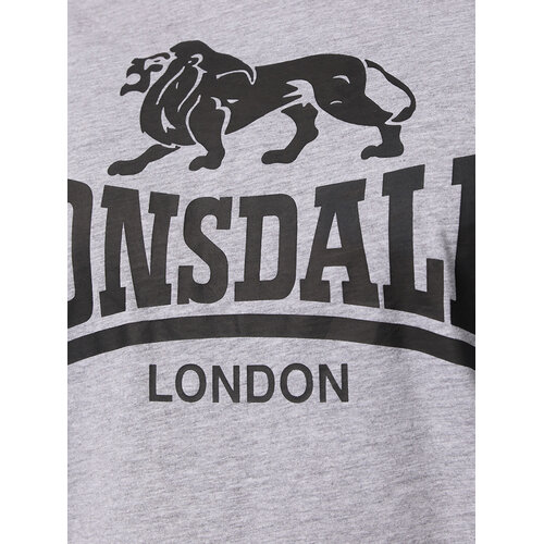 Lonsdale Lonsdale T-Shirt 'Logo' (Marl Grey)