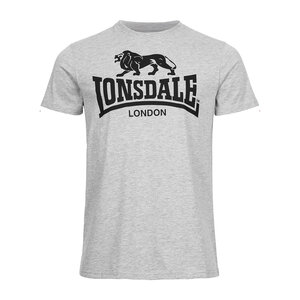 Lonsdale Lonsdale T-Shirt 'Logo' (Marl Grey)