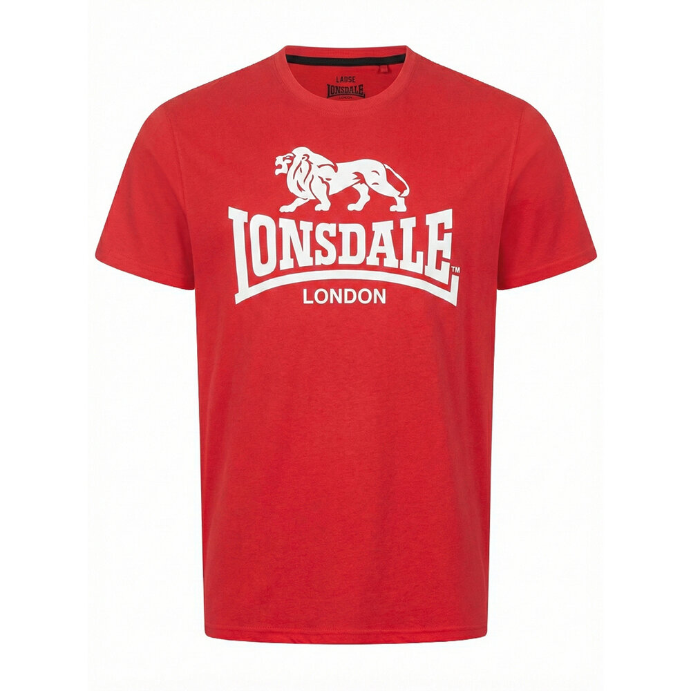 Lonsdale Lonsdale T-Shirt 'Logo' (Red/White) Lonsdale Lonsdale T-Shirt 'Logo' (Red/White)