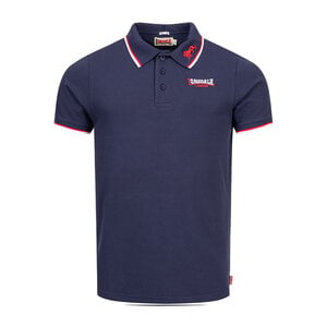 Lonsdale Lonsdale Slim Fit Polo 'Lion' (Navy/Dark Red)