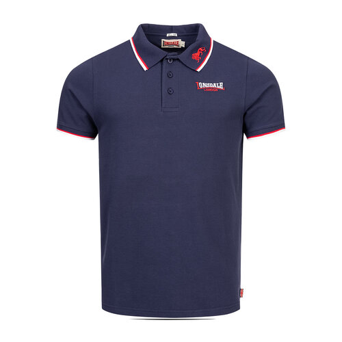 Lonsdale Lonsdale Slim Fit Polo 'Lion' (Navy/Dark Red) Lonsdale Lonsdale Slim Fit Polo 'Lion' (Navy/Dark Red)