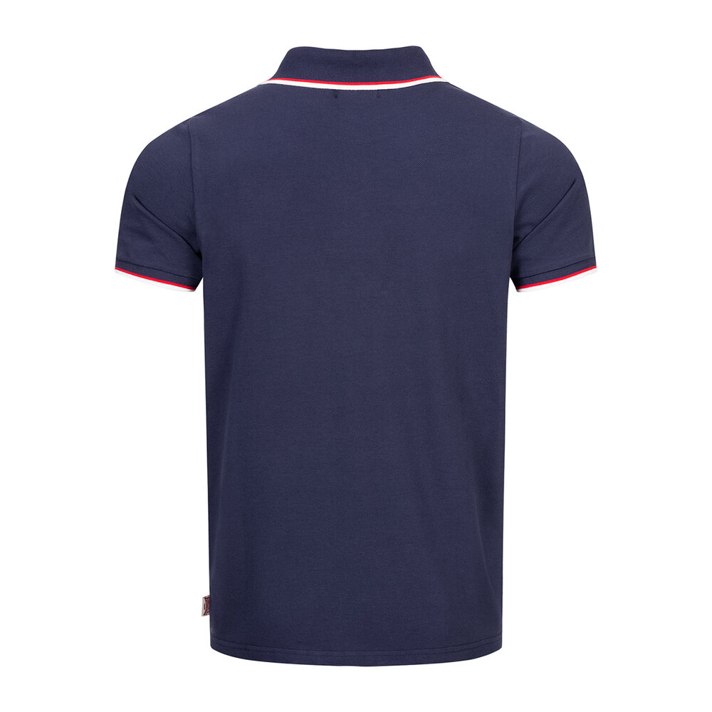 Lonsdale Lonsdale Slim Fit Polo 'Lion' (Navy/Dark Red) Lonsdale Lonsdale Slim Fit Polo 'Lion' (Navy/Dark Red)