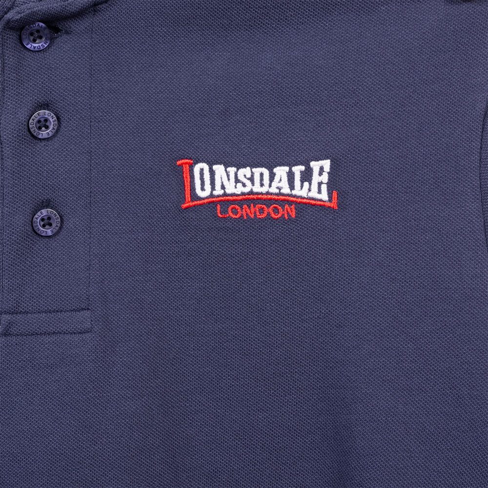 Lonsdale Lonsdale Slim Fit Polo 'Lion' (Navy/Dark Red) Lonsdale Lonsdale Slim Fit Polo 'Lion' (Navy/Dark Red)