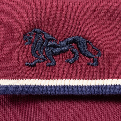 Lonsdale Lonsdale Slim Fit Polo 'Lion' (Oxblood Red) Lonsdale Lonsdale Slim Fit Polo 'Lion' (Oxblood Red)