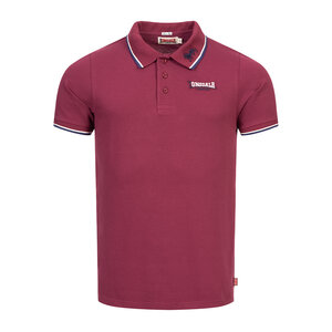 Lonsdale Lonsdale Slim Fit Polo 'Lion' (Oxblood Red)