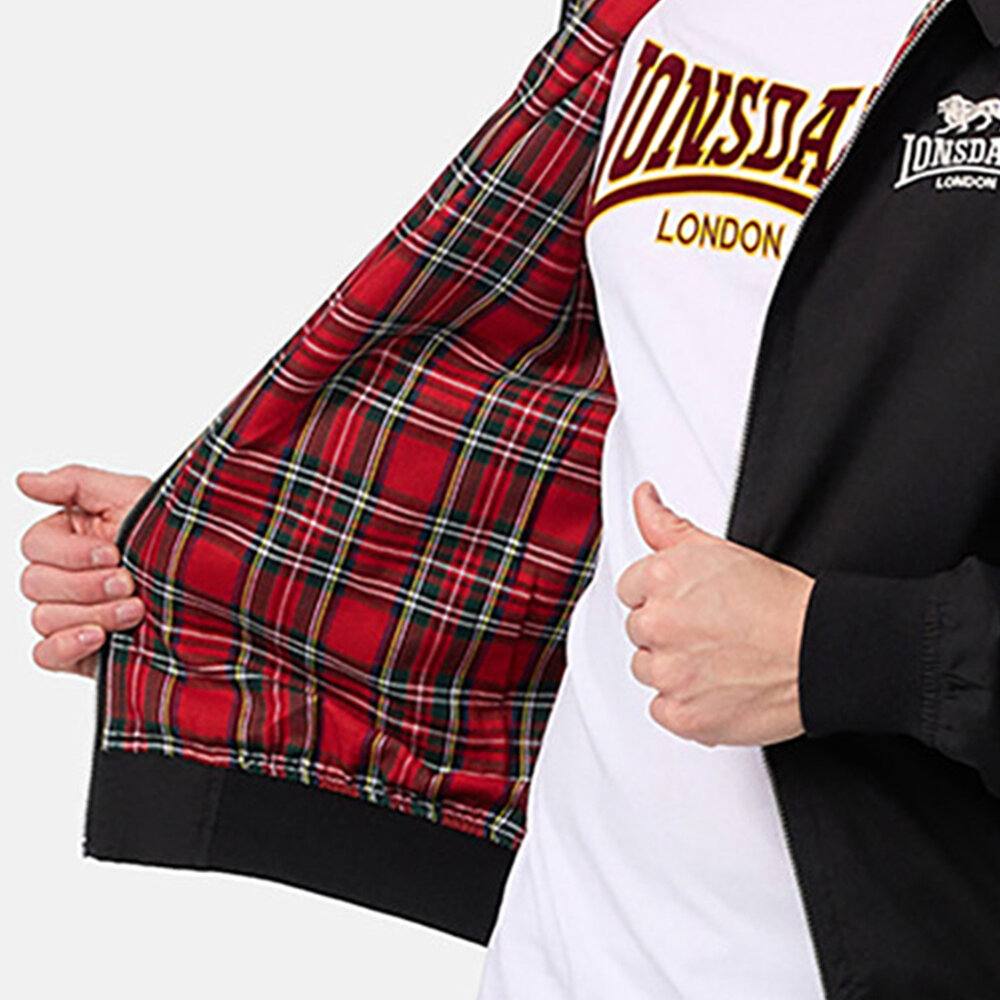 Lonsdale Lonsdale Slim Fit Jas 'Classic' (Zwart)
