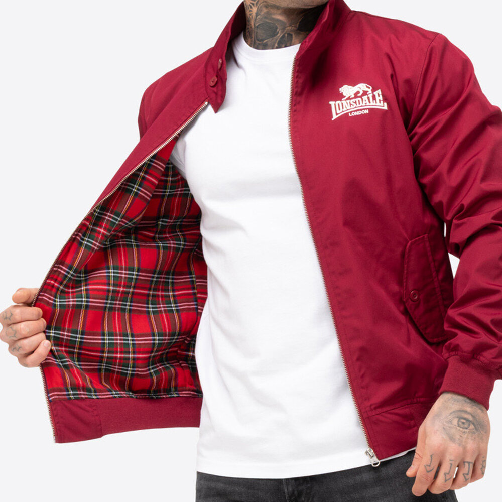 Lonsdale Lonsdale Slim Fit Jas 'Classic' (Rood)