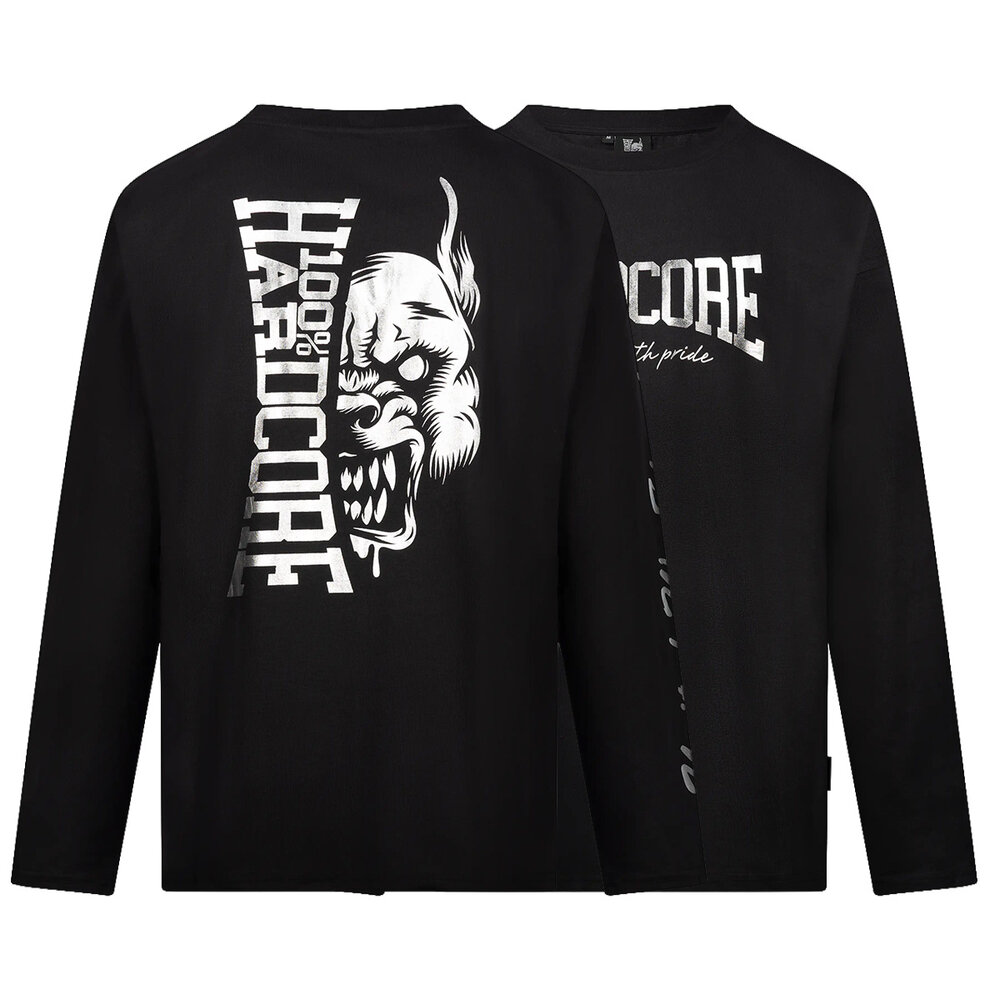 100% Hardcore 100% Hardcore Longsleeve BR Silver 100% Hardcore 100% Hardcore Longsleeve BR Silver