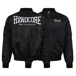 100% Hardcore 100% Hardcore Bomberjack "Heritage" Zwart 100% Hardcore 100% Hardcore Bomberjack "Heritage" Zwart