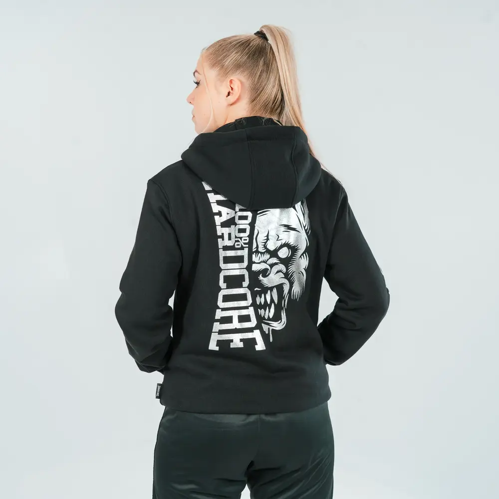 100% Hardcore 100% Hardcore Hoodie BR Silver