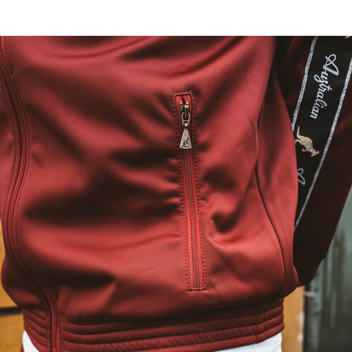 Australian Australian Slim Fit Big Logo Jacke mit Schwarzem Seitenstreifen 3.0 (Bordeaux) Australian Australian Slim Fit Big Logo Jacke mit Schwarzem Seitenstreifen 3.0 (Bordeaux)