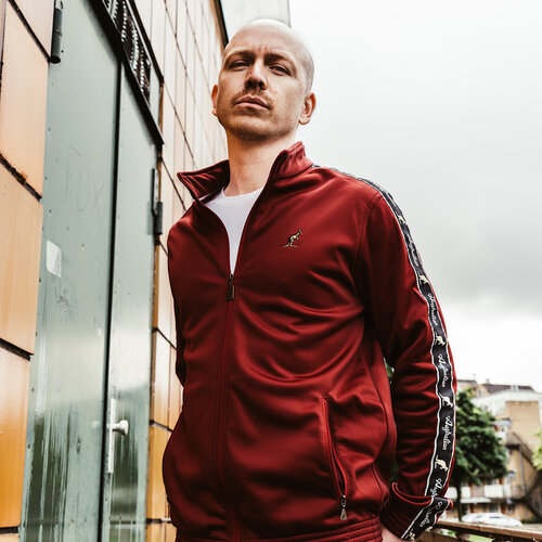 Australian Australian Slim Fit Big Logo Jacke mit Schwarzem Seitenstreifen 3.0 (Bordeaux) Australian Australian Slim Fit Big Logo Jacke mit Schwarzem Seitenstreifen 3.0 (Bordeaux)