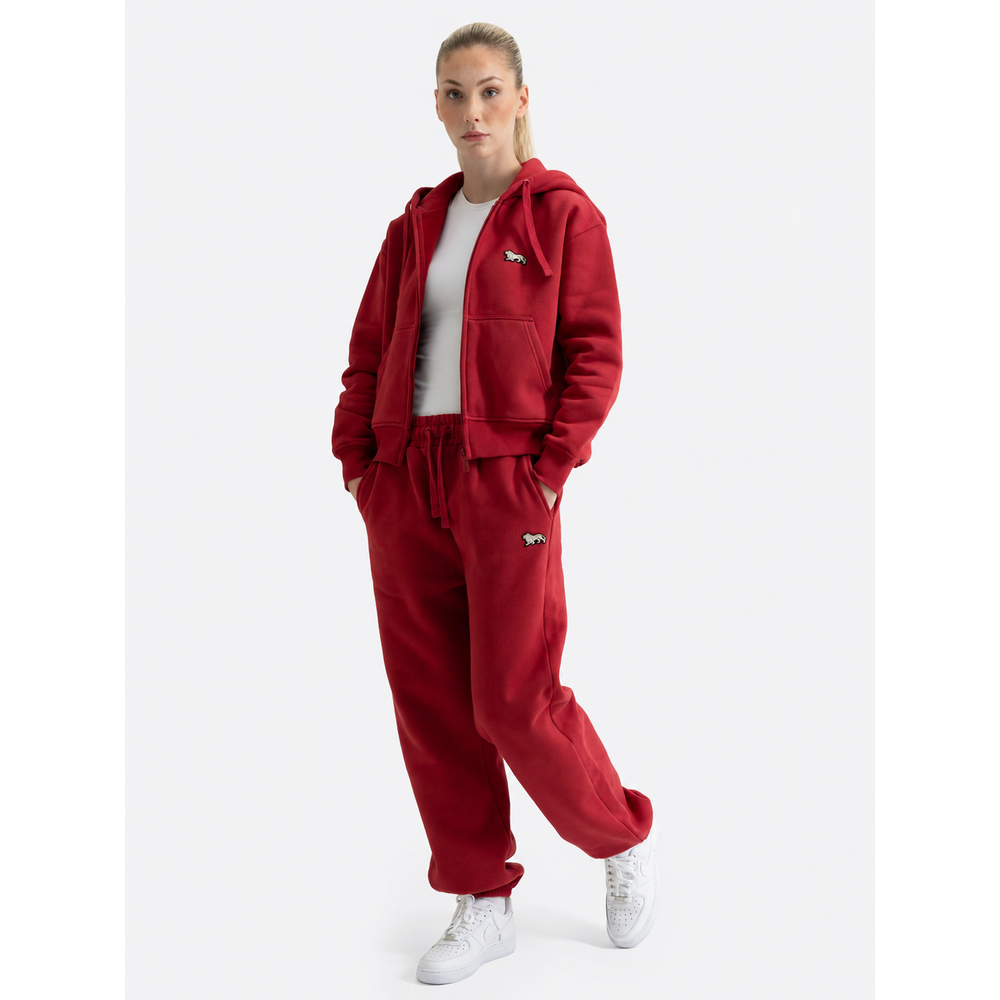 Lonsdale Lonsdale Dames Trainingspak met capuchon (Garnet Red) Lonsdale Lonsdale Dames Trainingspak met capuchon (Garnet Red)