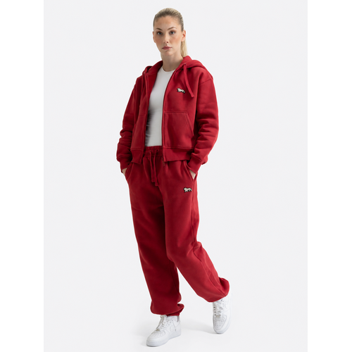 Lonsdale Lonsdale Dames Trainingspak met capuchon (Garnet Red) Lonsdale Lonsdale Dames Trainingspak met capuchon (Garnet Red)