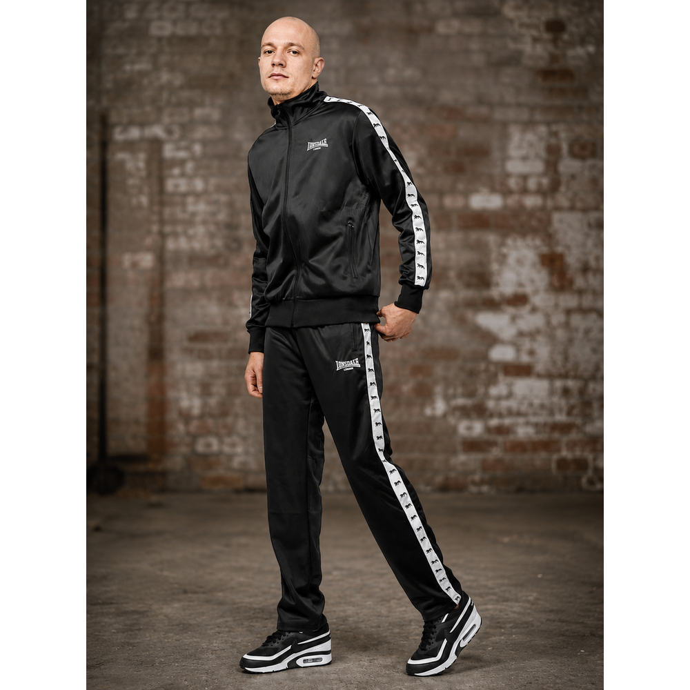 Lonsdale Lonsdale Trainingspak 'Wyberton' (Zwart) Lonsdale Lonsdale Trainingspak 'Wyberton' (Zwart)