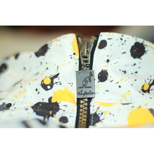 Australian Australian Storia Jacket 'Paint' White/Yellow/Black Australian Australian Storia Jacket 'Paint' White/Yellow/Black
