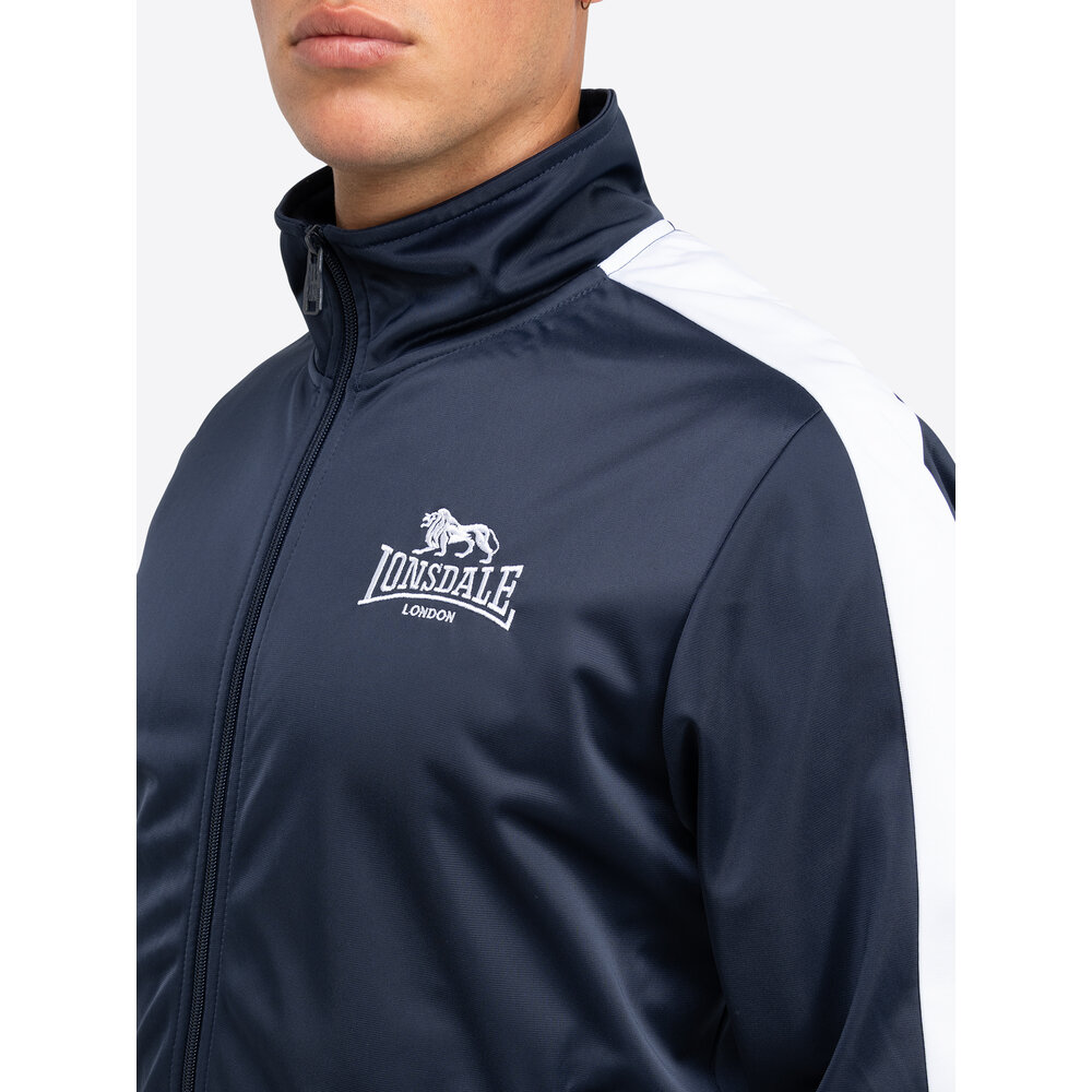 Lonsdale Lonsdale Trainingspak 'Pember' (Navy/Wit) Lonsdale Lonsdale Trainingspak 'Pember' (Navy/Wit)