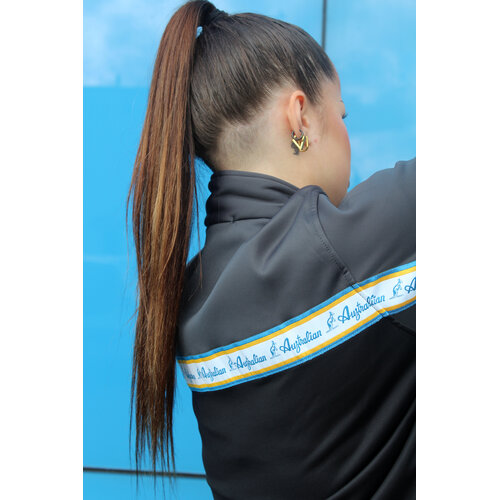 Australian Australian Duo Jacket met cyan bies 3.0 (Titanium Grey) - Verbeterde pasvorm Australian Australian Duo Jacket met cyan bies 3.0 (Titanium Grey) - Verbeterde pasvorm