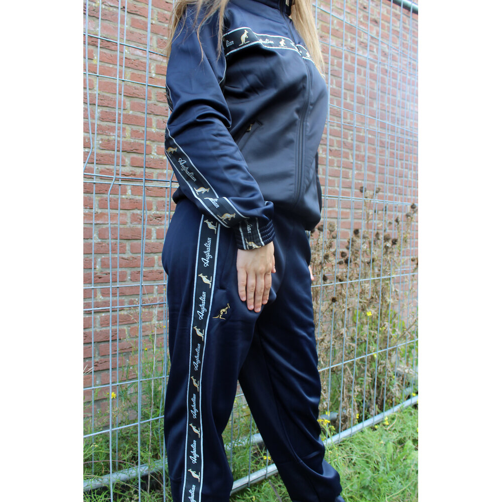 Australian Australian Broek met zwarte bies 3.0 (Navy) - Verbeterde pasvorm