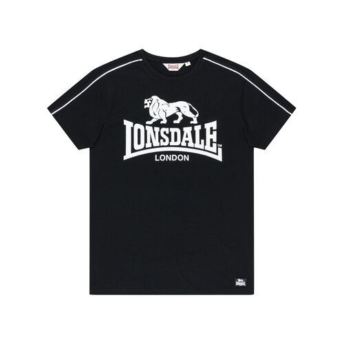 Lonsdale Londale T-shirt 'Ruislip' Zwart/Wit Lonsdale Londale T-shirt 'Ruislip' Zwart/Wit