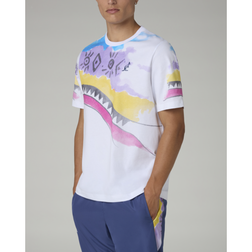 Australian Australian Print T-shirt 'Native' Weiß Australian Australian Print T-shirt 'Native' Weiß