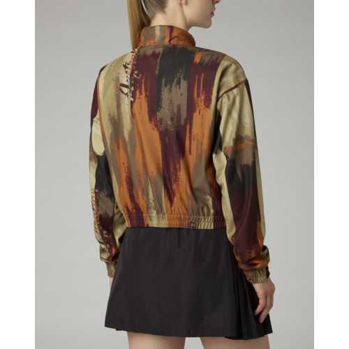Australian Australian Women's Cropped Jacket 'Bujad' Cream/Brown Australian Australian Women's Cropped Jacket 'Bujad' Cream/Brown