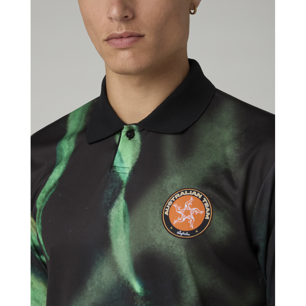 Australian Australian Fußballtrikot 'Blanca' Schwarz/Grün Australian Australian Fußballtrikot 'Blanca' Schwarz/Grün