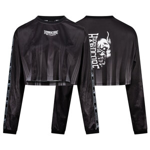100% Hardcore 100% Hardcore Cropped Longsleeve Voetbalshirt 'Branded Rage' Zwart 100% Hardcore 100% Hardcore Cropped Longsleeve Voetbalshirt 'Branded Rage' Zwart