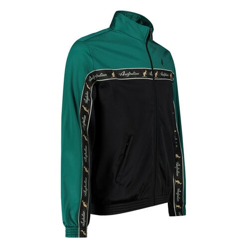 Australian Australian Duo Jacket met zwarte bies (Everglade) Australian Australian Duo Jacket met zwarte bies (Everglade)