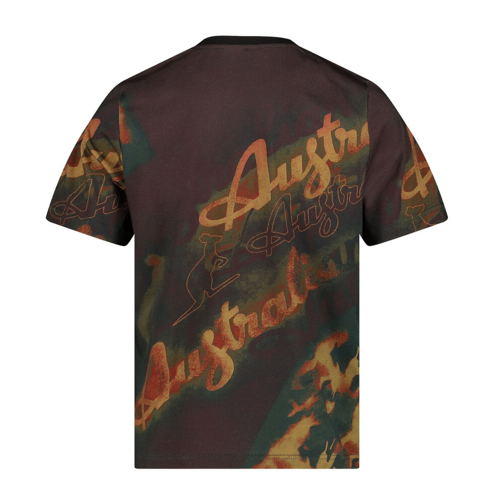 Australian Australian Special Print T-shirt 'Rambo' Zwart