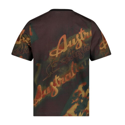 Australian Australian Special Print T-shirt 'Rambo' Zwart