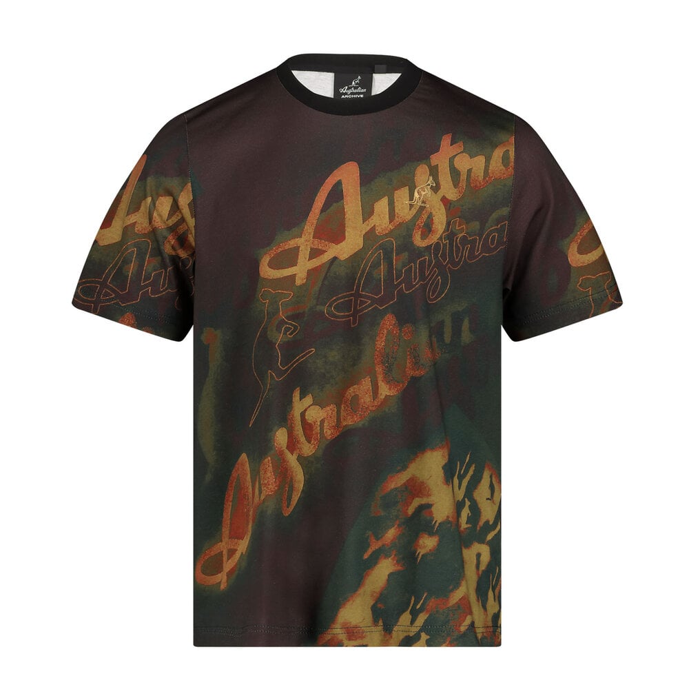Australian Australian Special Print T-shirt 'Rambo' Zwart