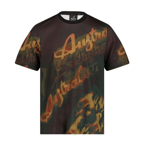 Australian Australian Special Print T-shirt 'Rambo' Zwart