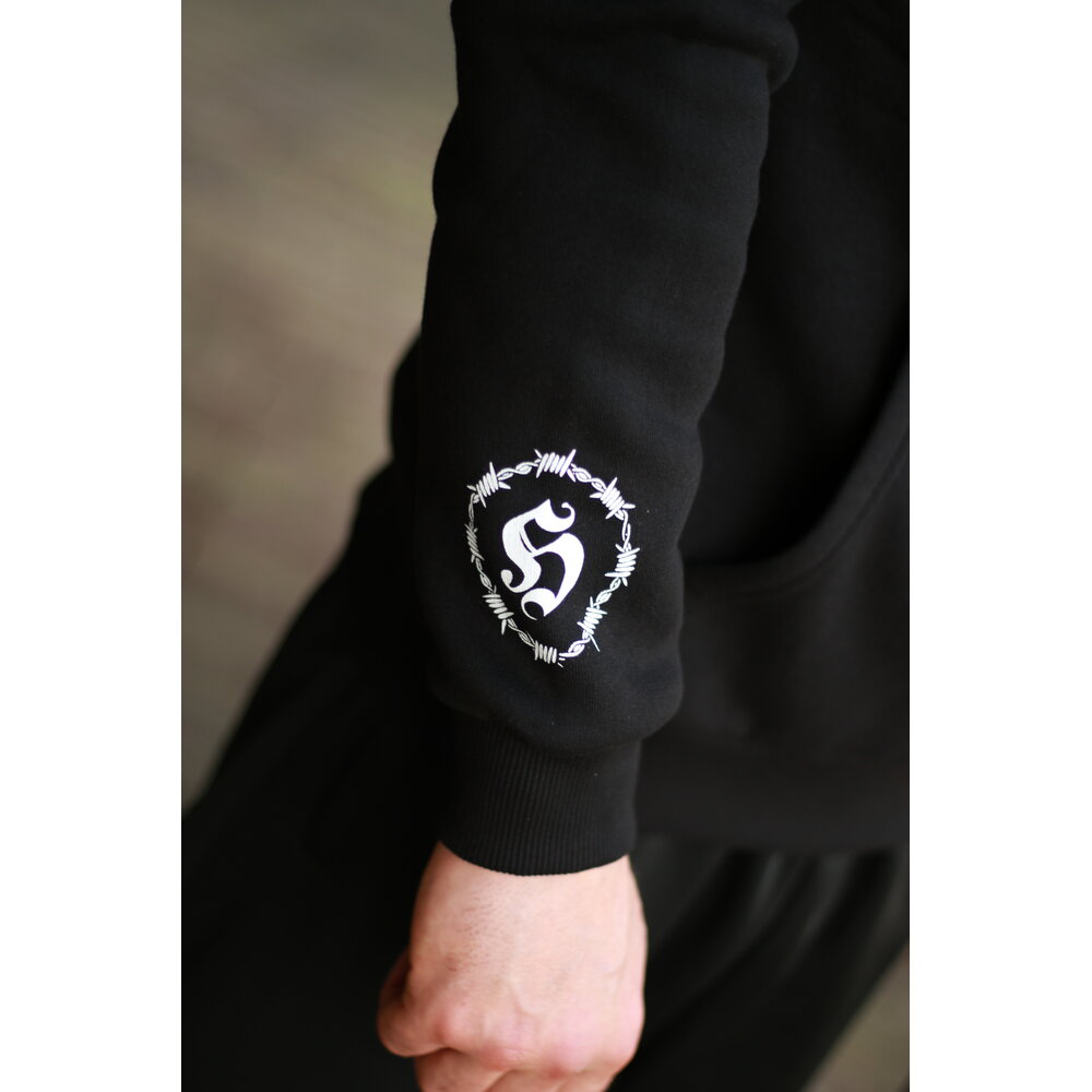 Hooligan Streetwear Hooligan Streetwear Hoodie 'No One Likes Us' Zwart