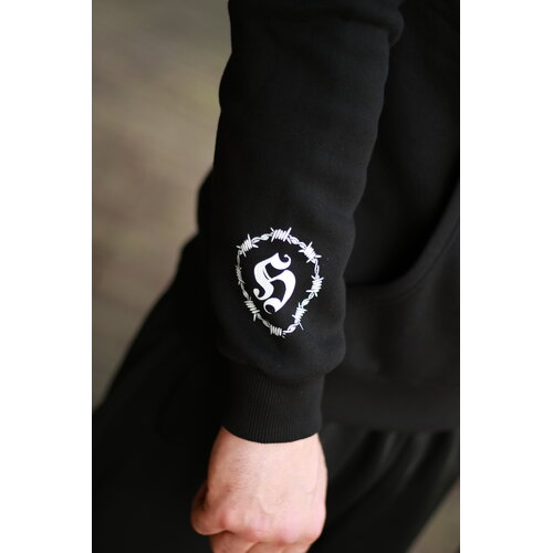 Hooligan Streetwear Hooligan Streetwear Hoodie 'No One Likes Us' Zwart