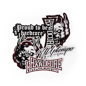 100% Hardcore 100% Hardcore Sticker Set (10 pieces) 100% Hardcore 100% Hardcore Sticker Set (10 pieces)