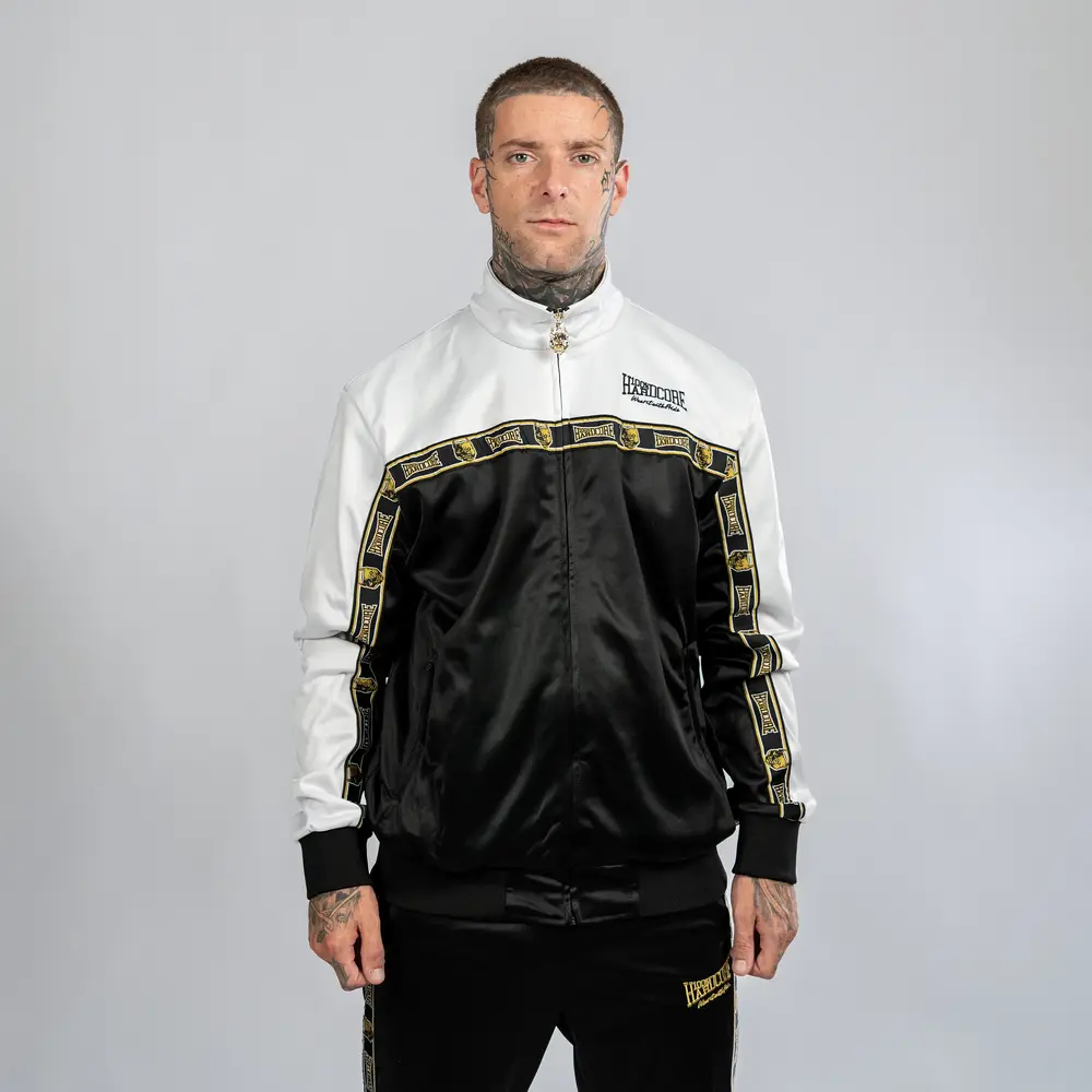100% Hardcore 100% Hardcore Trainingsjasje Wit/Goud