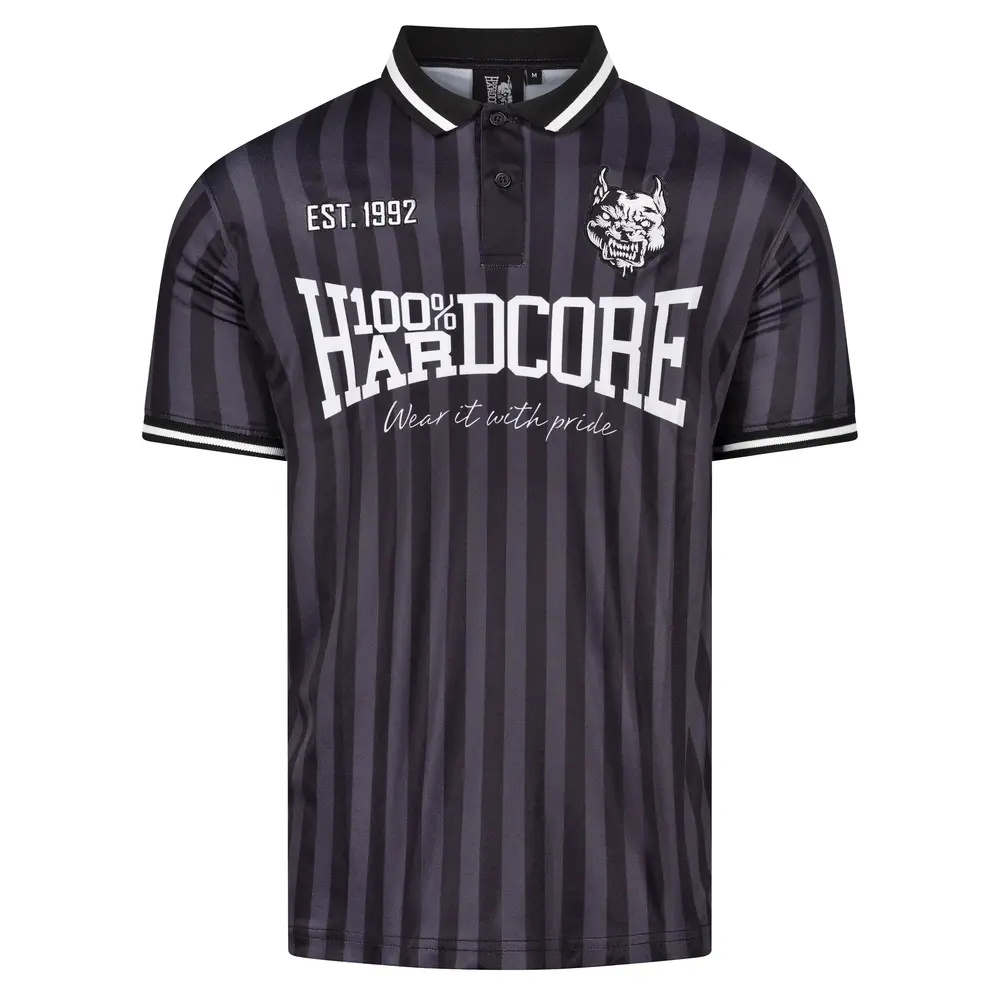 100% Hardcore 100% Hardcore Fußballtrikot 'Classic Striped' Schwarz 100% Hardcore 100% Hardcore Fußballtrikot 'Classic Striped' Schwarz
