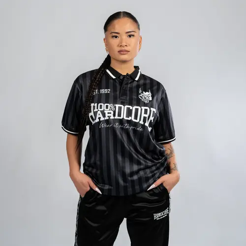 100% Hardcore 100% Hardcore Fußballtrikot 'Classic Striped' Schwarz 100% Hardcore 100% Hardcore Fußballtrikot 'Classic Striped' Schwarz