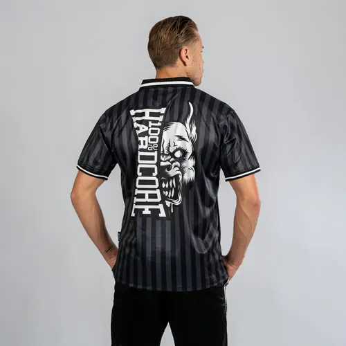 100% Hardcore 100% Hardcore Fußballtrikot 'Classic Striped' Schwarz 100% Hardcore 100% Hardcore Fußballtrikot 'Classic Striped' Schwarz