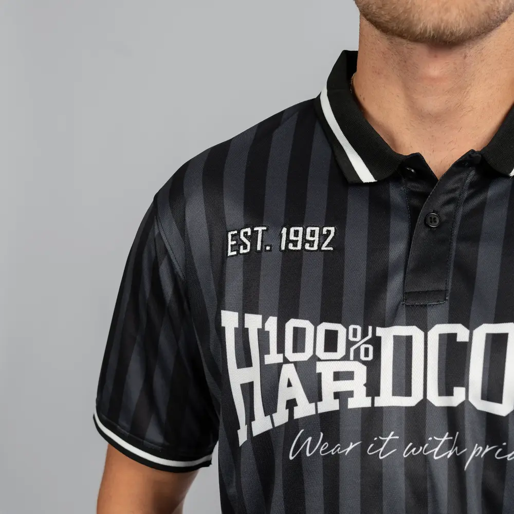100% Hardcore 100% Hardcore Fußballtrikot 'Classic Striped' Schwarz 100% Hardcore 100% Hardcore Fußballtrikot 'Classic Striped' Schwarz