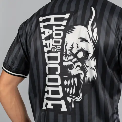 100% Hardcore 100% Hardcore Fußballtrikot 'Classic Striped' Schwarz 100% Hardcore 100% Hardcore Fußballtrikot 'Classic Striped' Schwarz