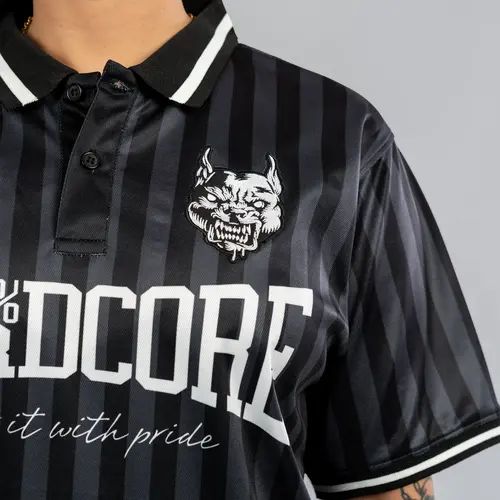100% Hardcore 100% Hardcore Fußballtrikot 'Classic Striped' Schwarz 100% Hardcore 100% Hardcore Fußballtrikot 'Classic Striped' Schwarz